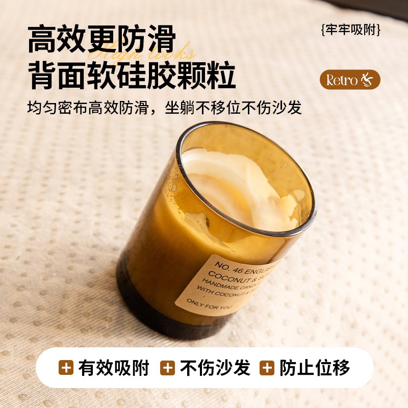 优选25年新款轻奢高级感沙发垫一片式H固定防滑防猫抓直排沙发坐.