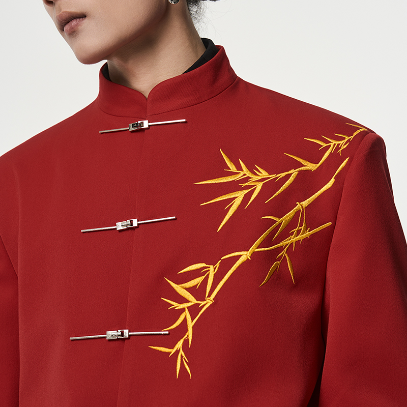 CNEW楚念贰问新中式金竹刺绣西装