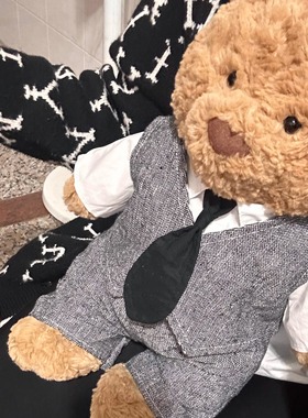 仅娃衣】jelly&cat36巴塞罗那熊衣服衬衫娃衣英伦风套装西装着替