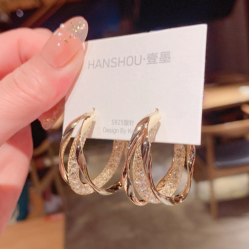 韩国时尚耳圈女夏气质个性高级感