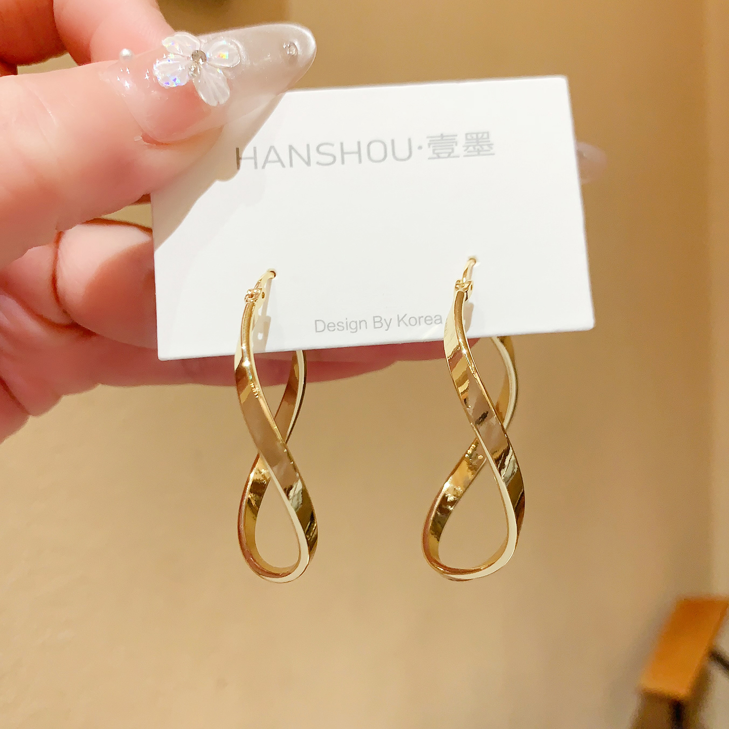 简约个性夸张螺旋耳圈女网红圈圈