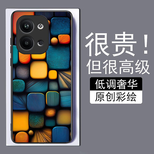 积木纹理适用opporeno9手机壳8pro+真我A976K10X新款7se钢化玻璃a73全包72防摔A57A1pro保护套r17简约GTneo