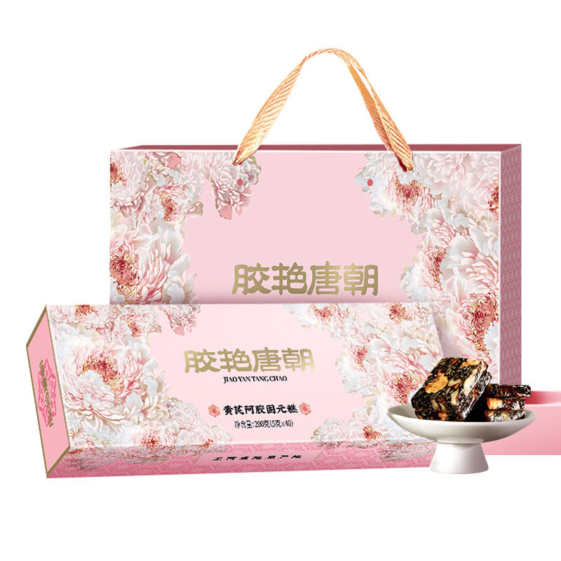 固本堂黄芪阿胶固元糕200g 礼盒黄芪鲜阿胶送妈妈小鲜胶营养补品