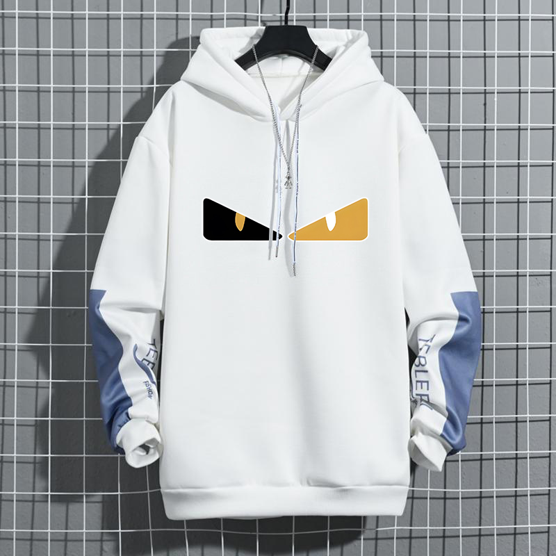 春秋季连帽长袖卫衣男士韩版潮流学生ins休闲薄款套头无帽上衣服