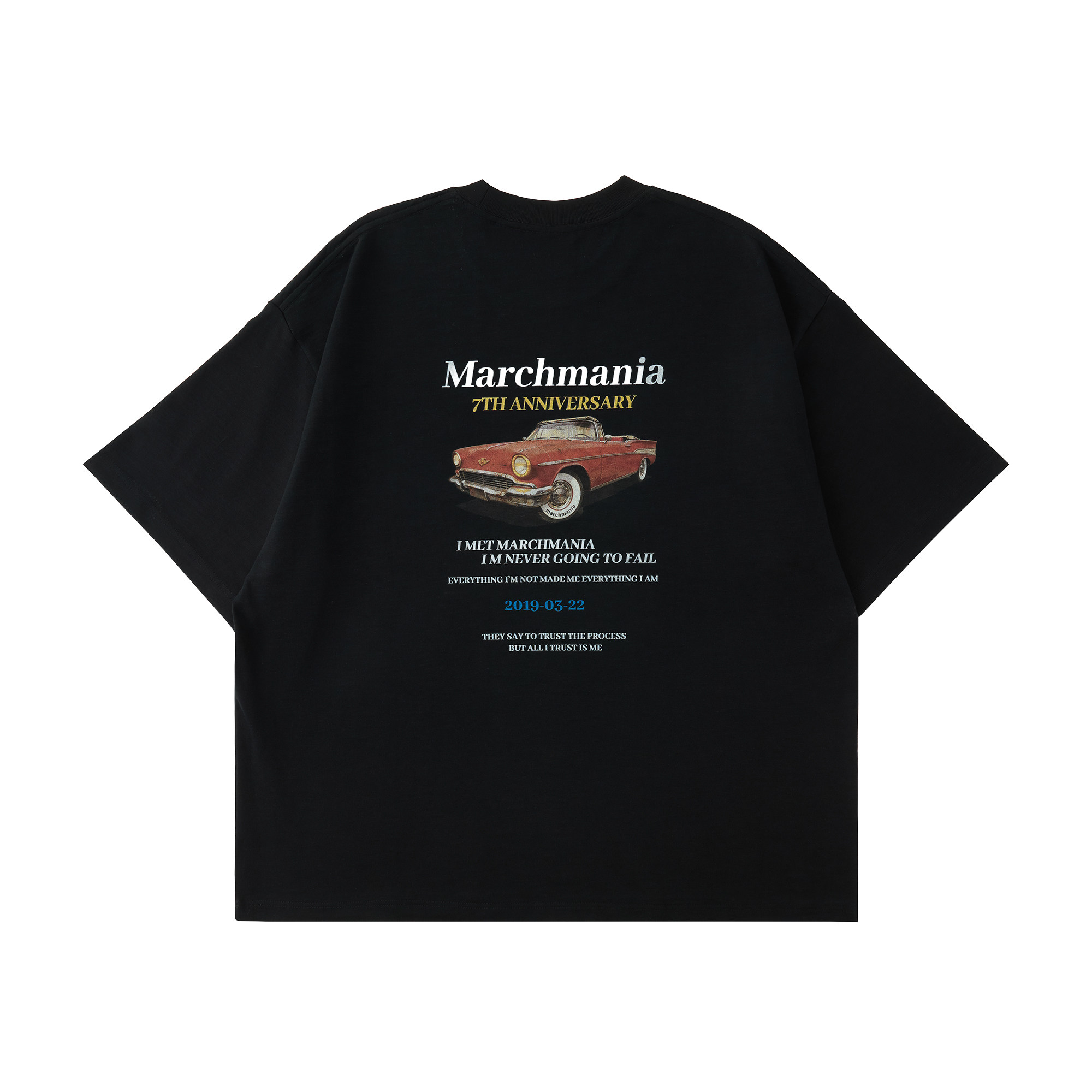 MARCHMANIA夏季新品竹节棉短袖