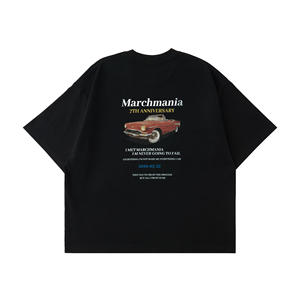 MARCHMANIA夏季新品竹节棉短袖