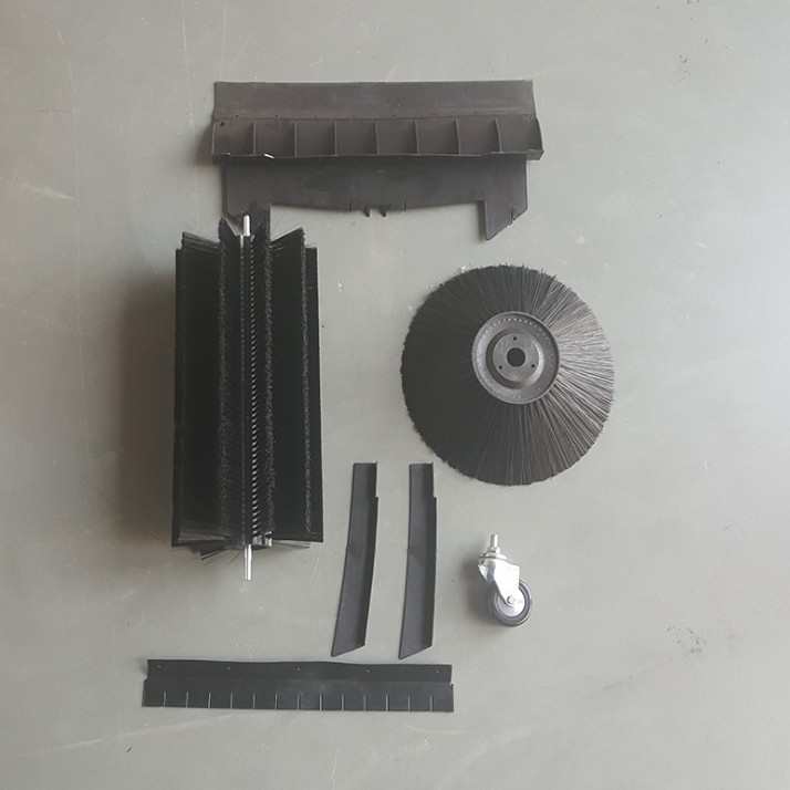 手推式工业扫地机配件边刷滚刷主刷皮带胶皮板塑料齿轮万向轮子