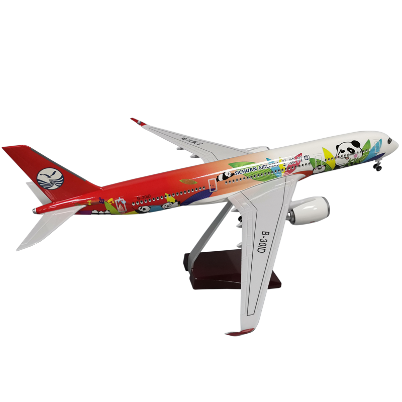 空客a350飞机模型纪念品军旅情