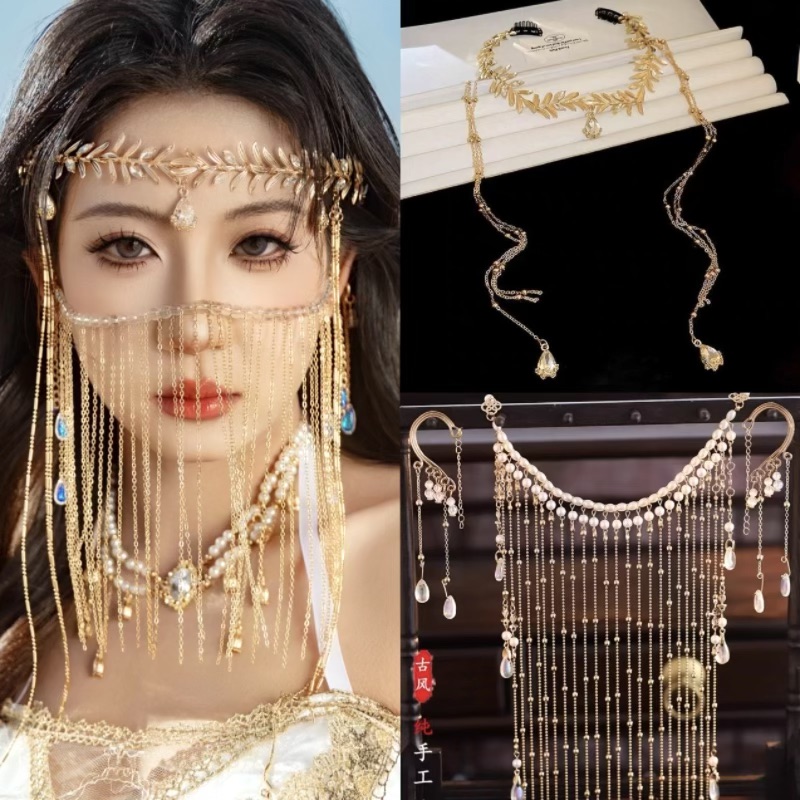 异域风眉心坠麦穗发饰敦煌发饰