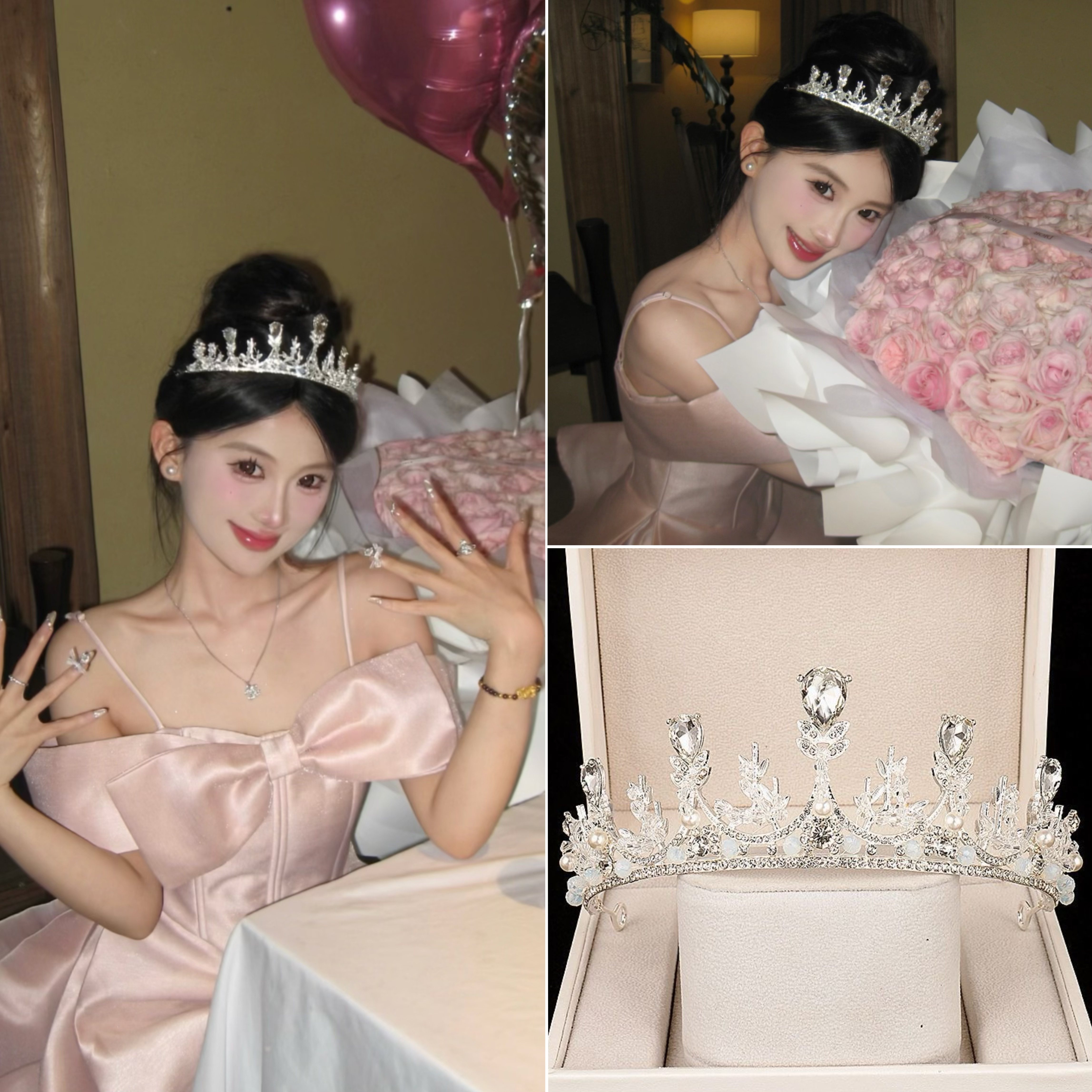 精致皇冠十八岁在逃公主韩式生日