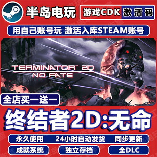 终结者2D无命游戏Steam激活码CDK全DLC入库Terminator 2D NO FATE