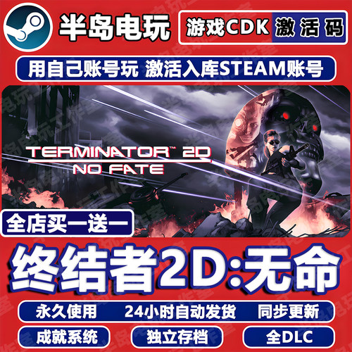 终结者2D无命Steam激活码CDKey