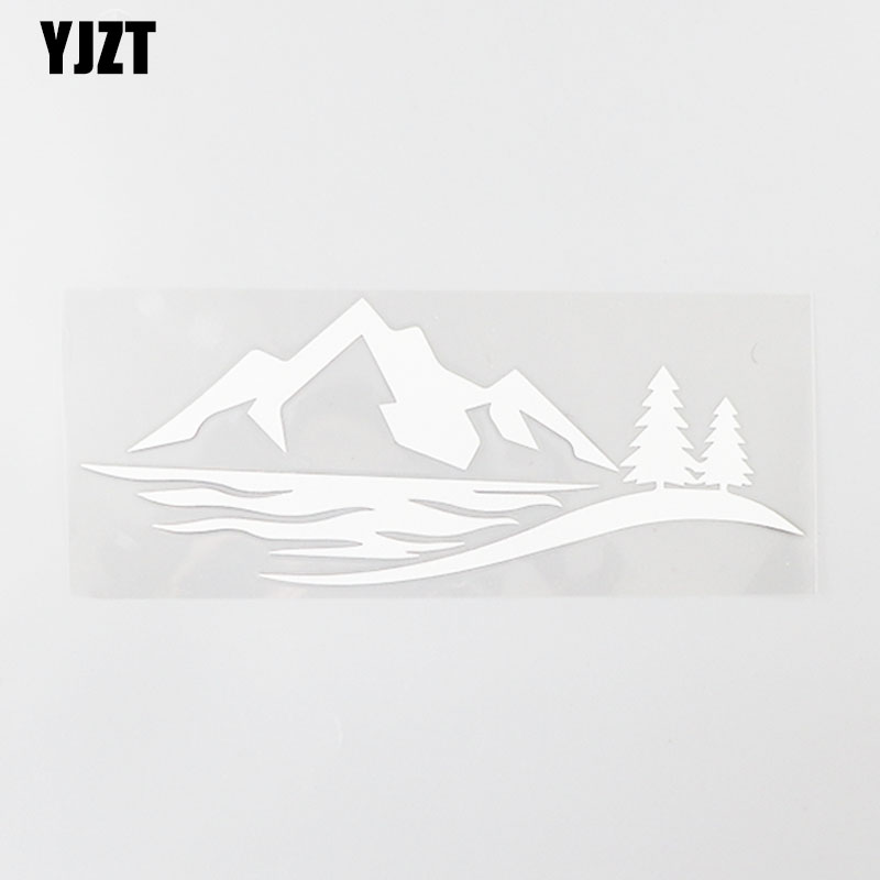 YJZT汽车贴纸创意山脉遮盖划痕