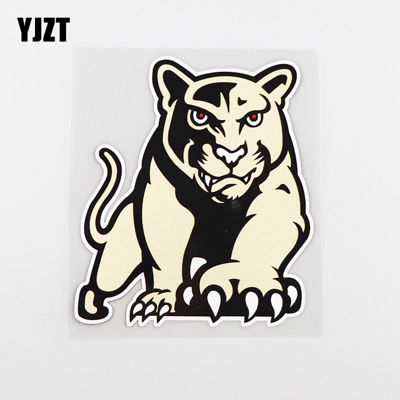 yjzt 凶猛豹子汽车贴纸 个性车身遮挡划痕装饰车贴 cs7025