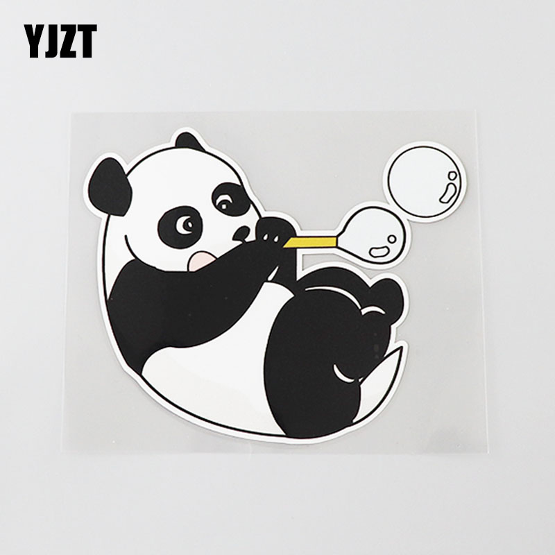 yjzt 卡通装饰改装防水汽车贴纸个性吹泡泡可爱拉花贴 cs0807