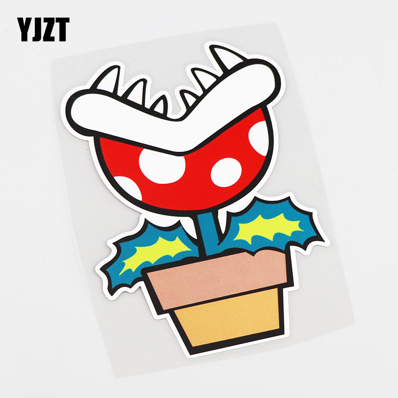 yjzt 卡通植物凶猛食人花汽车贴纸 反光贴 cs6115