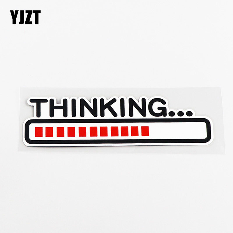yjzt 个性划痕遮挡 thinking 电量不足 汽车贴纸 cs0328