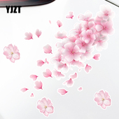 饰个性 樱花车身装 划痕遮挡贴电动车摩托车贴纸 飘落 YJZT