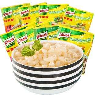 香港进口knorr家乐牌通心粉速食快熟非油炸健康八口味空心粉400g