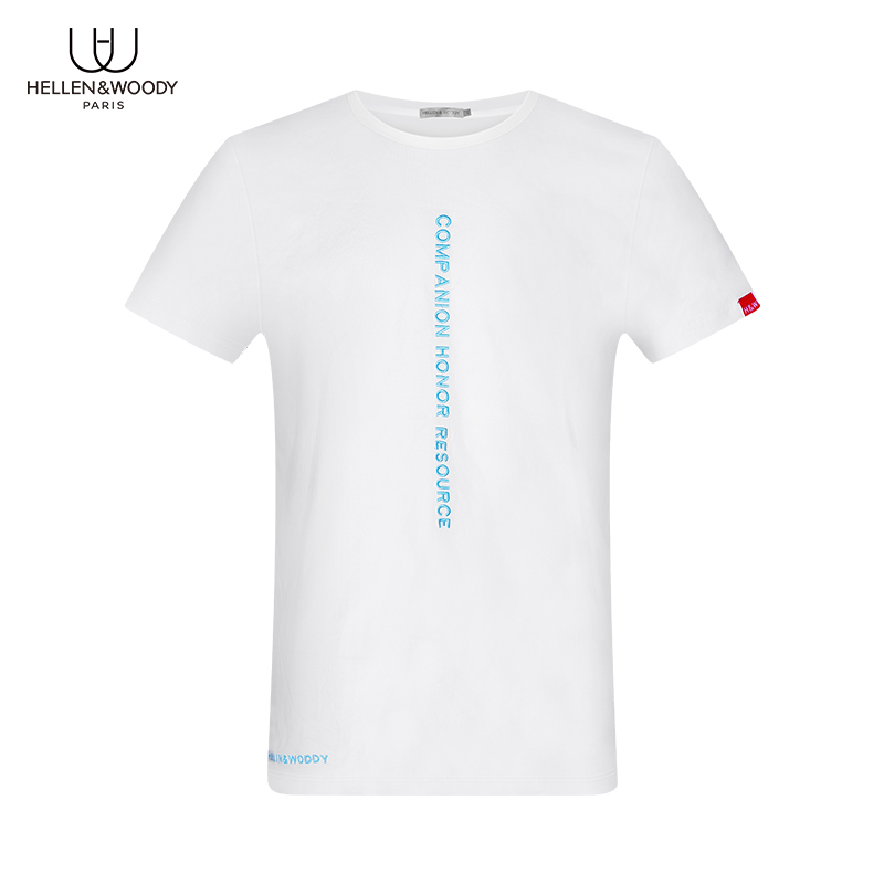 夏季新品印花刺绣ins潮流短袖t恤