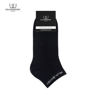 短筒袜子 商务休闲1双装 HELLEN&WOODY法国轻奢男袜新款 春夏经典