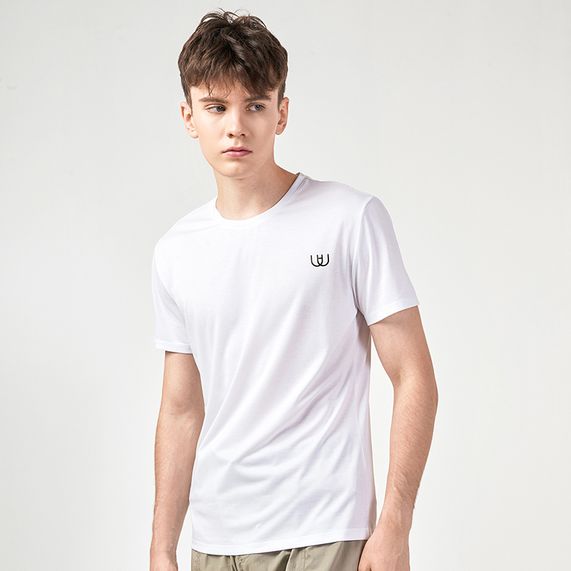男装白色潮牌纯棉打底衫短袖t恤