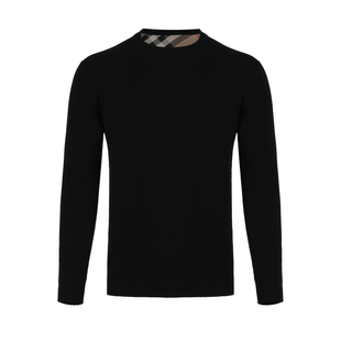 圆领男士 打底衫 毛衣纯羊毛衫 16支针织衫 纯色长袖 HELLEN&WOODY冬季