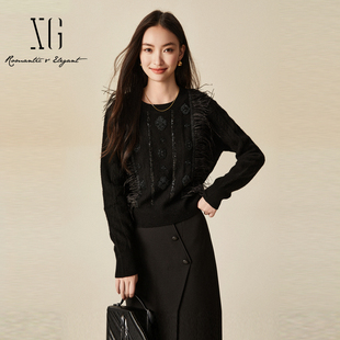 毛针织衫 XJ411075A690