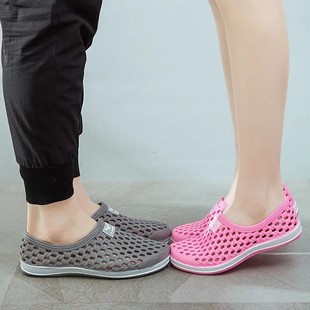 Летние тапочки, трендовая нескользящая пляжная обувь, сандалии для влюбленных, в корейском стиле, большой размер