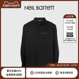 长袖 男式 尼奥贝奈特2023春夏新款 NEIL 衬衫 BARRETT 早秋外套