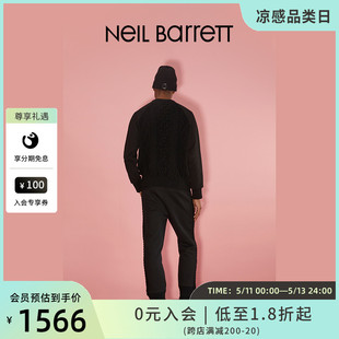 尼奥贝奈特22秋冬男式 针织拼接卫裤 BARRETT NEIL