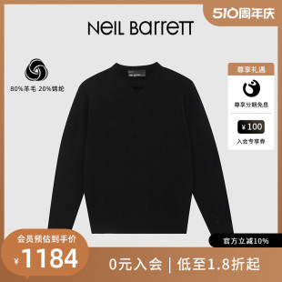 灰色长袖 NEIL 尼奥贝奈特22秋冬男式 针织衫 BARRETT