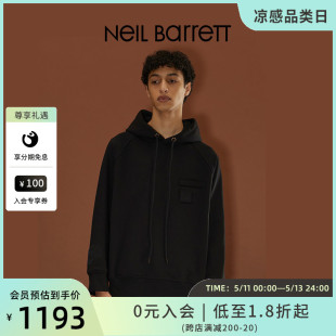 连帽套头卫衣 尼奥贝奈特22秋冬男式 BARRETT NEIL