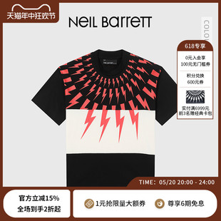 NEIL 上衣 闪电系列 尼奥贝奈特2023春夏男式 纯棉短袖 BARRETT