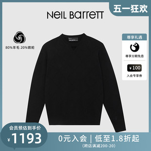 灰色长袖 NEIL 尼奥贝奈特22秋冬男式 针织衫 BARRETT