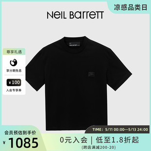 尼奥贝奈特2023春夏男士 短袖 BARRETT NEIL 上衣棉质T恤简单舒适