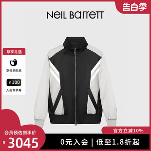 尼奥贝奈特2023秋冬新款 男式 BARRETT NEIL 拼色外套休闲潮流夹克