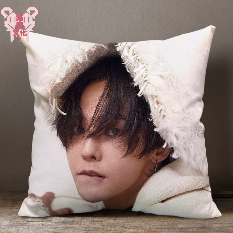 DIY来图定做Bigbang权志龙GD照片抱枕头定制作生日礼物印相片图片