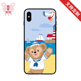 达菲熊雪莉玫周边同款手机壳来图定制iphoneoppovivo任意机型