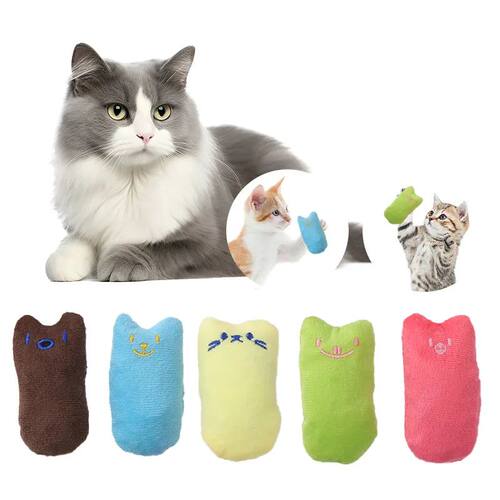 1 Pink/blue Chew Toy for Cats, Cute Image, Safe Chew Toy, Su