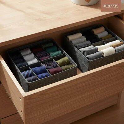 Foldable Underwear Organizer – Bra, Sock & Panty Storage Bo