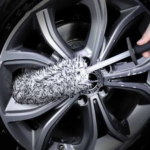 Car Wheel Cleaning Brush Rim Brush Cleaning Tool Non-Slip Ha