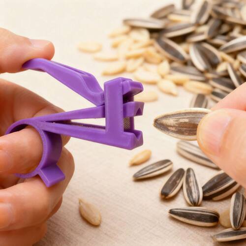 3pcs Plastic Melon Seed Shell Opener, Kitchen Gadget. Suitab