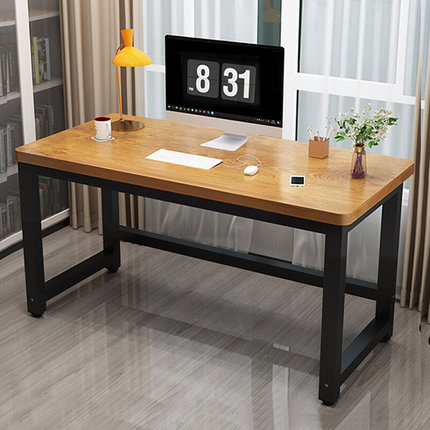 Computer desk simple long study writing office table 电脑桌