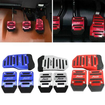 Universal Aluminum Automatic Transmission Car Pedal Cover Br