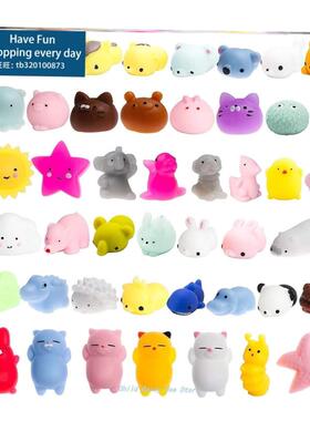 60 PcS SquiShieS Mochi AniMA SquiShy ToyS for KidS PArTy捏捏