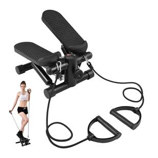 Mini Stepper For Exercise At Home With Resistance Bands LCD