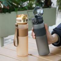 530ml BPA-Free Plastic Water Bottle with Lid and Strap - for thumbnail 6