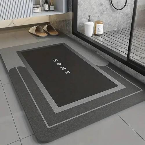 1pc 40*60cm Super Absorbent Floor Mat For Bathroom Non Slip,