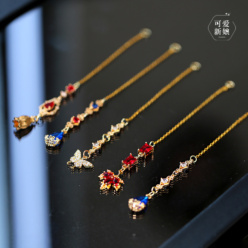 中式超仙减龄秀禾百搭眉心坠